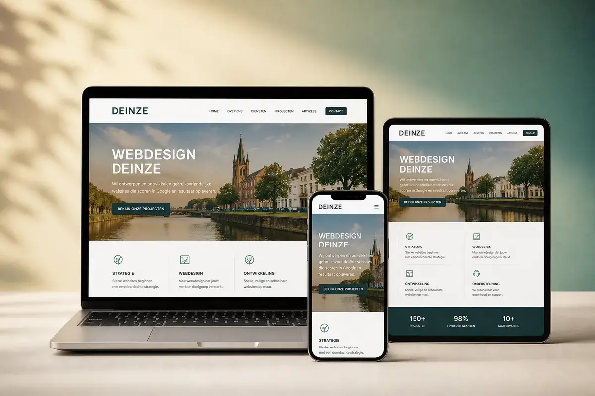 Webdesign Deinze Frederik Boullart van Fris Webdesign