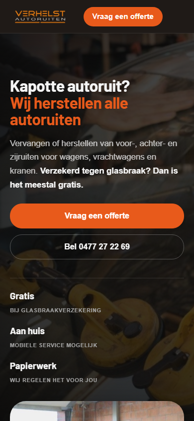 Mobiel Autoruiten Verhelst