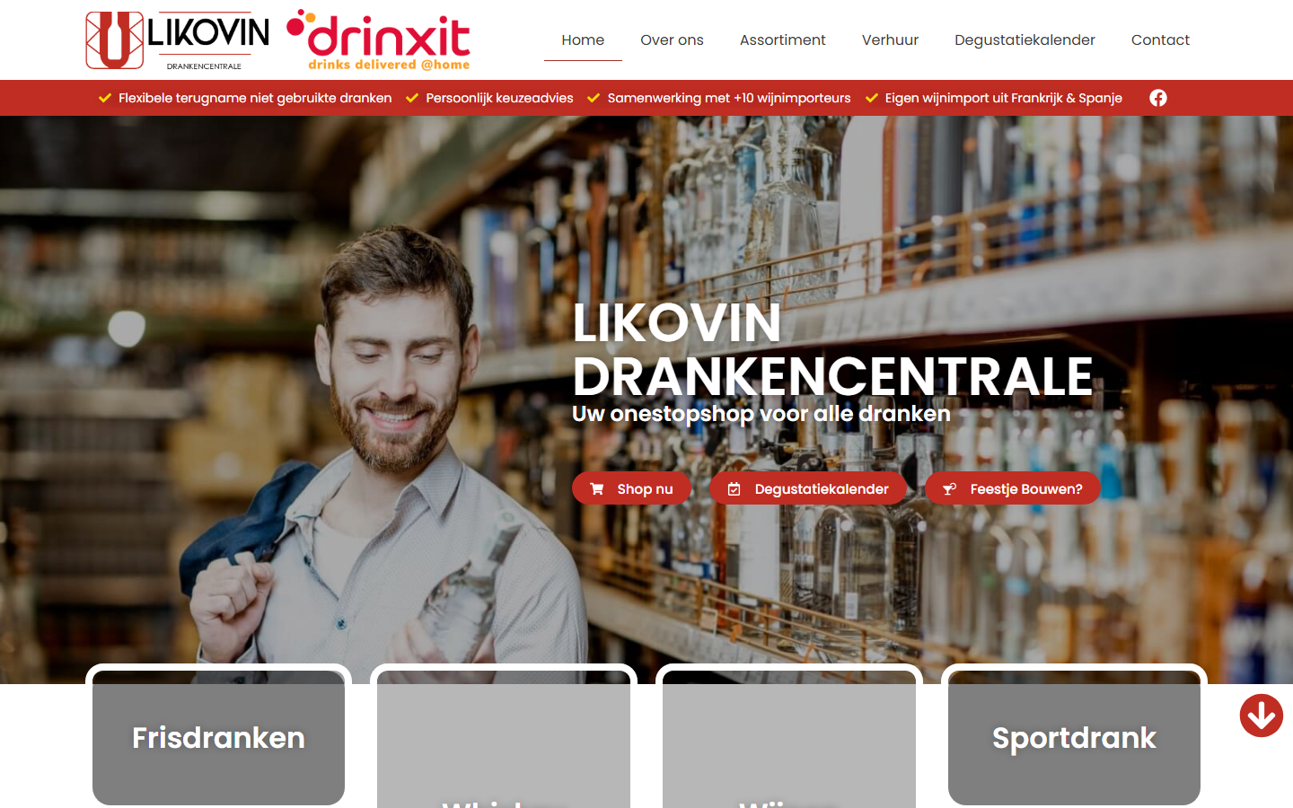 Desktopweergave Likovin