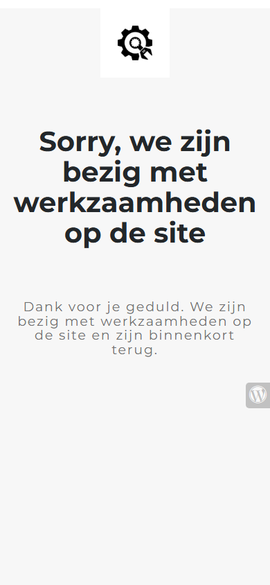 Mobiele weergave van de website van N2Mesh