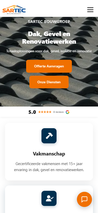 Mobiel Sartec Bouwgroep