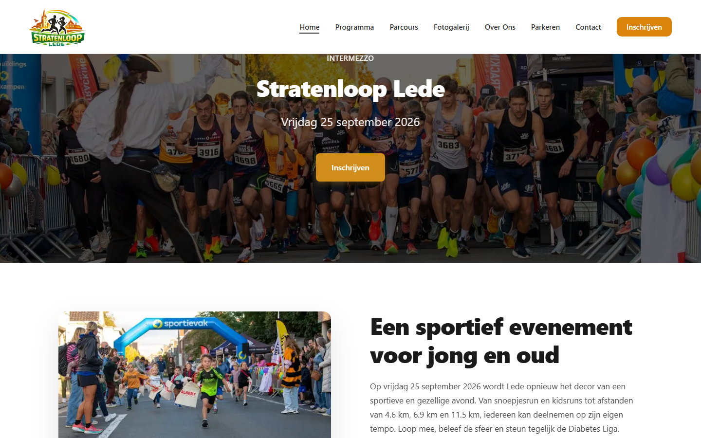 Desktopweergave Stratenloop Lede