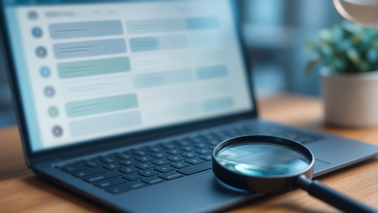 Abstracte SEO visual zonder tekst